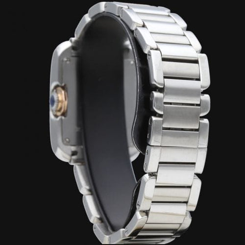 Cartier Tank Anglaise - Montre en or rose et acier 58 Facettes MT47472