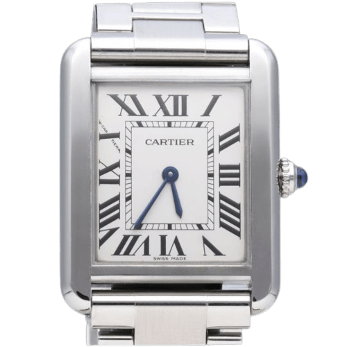 Montre Cartier Tank Solo - Montre en acier 58 Facettes MT47631
