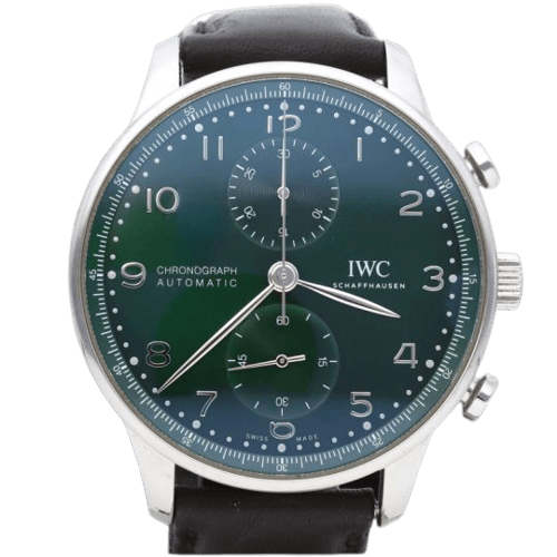 Montre IWC Portugieser - Montre chronographe en acier 58 Facettes MT47915