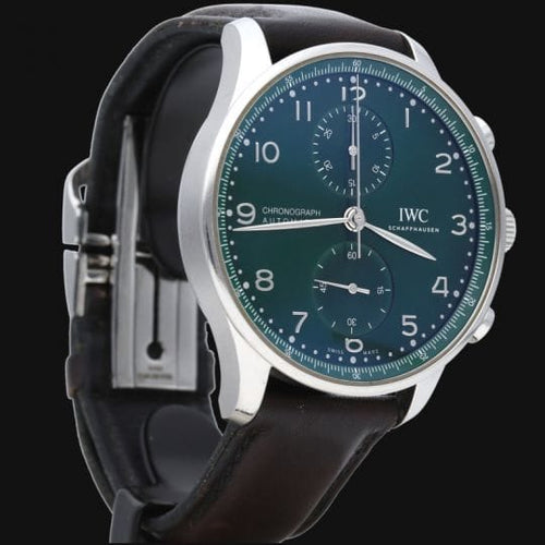 IWC Portugieser - Montre chronographe en acier 58 Facettes MT47915