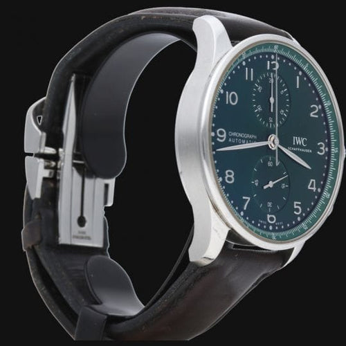 IWC Portugieser - Montre chronographe en acier 58 Facettes MT47915