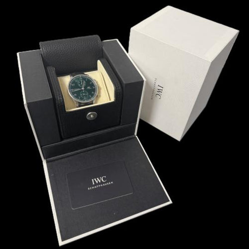 IWC Portugieser - Montre chronographe en acier 58 Facettes MT47915