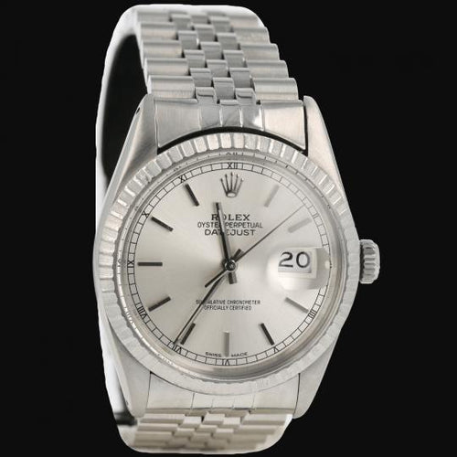 Rolex Datejust 36 - Montre en acier et or blanc 58 Facettes MT46908