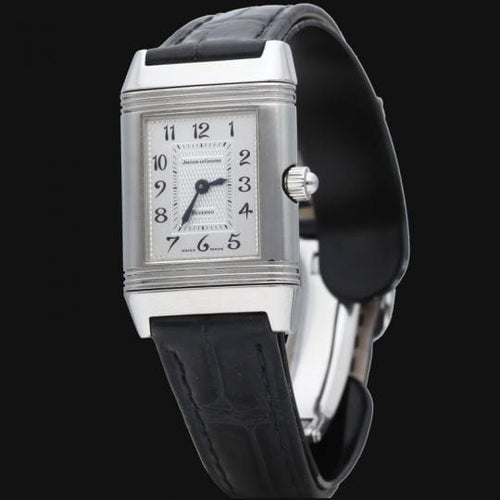 Jaeger-LeCoultre Reverso Duetto - Montre en acier 58 Facettes MT47770