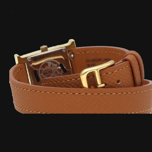 Hermès Heure H - Montre femme plaqué or 58 Facettes MT47108