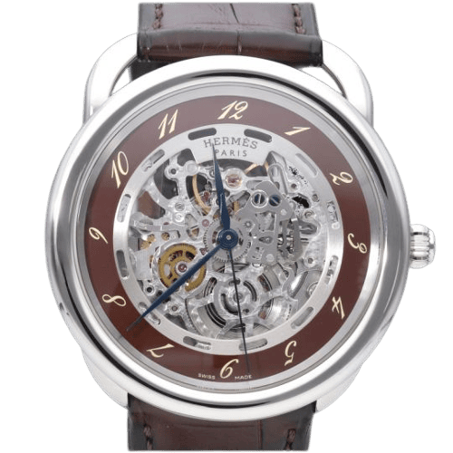 Hermès Arceau Skeleton - Montre automatique en acier