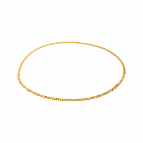 Collier maille gourmette en or jaune 58 Facettes 5416541CN