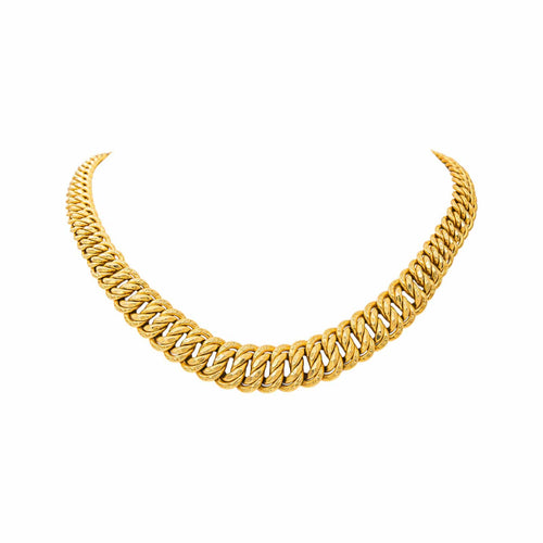 Collier maille américaine en or jaune 58 Facettes 5444908CN