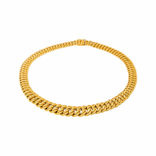 Collier maille américaine en or jaune 58 Facettes 5444908CN