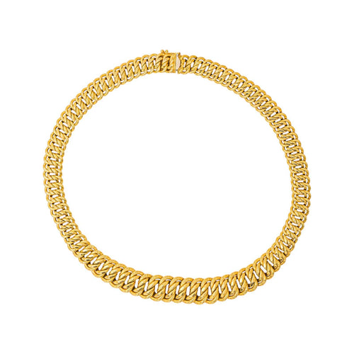 Collier maille américaine en or jaune 58 Facettes 5444908CN
