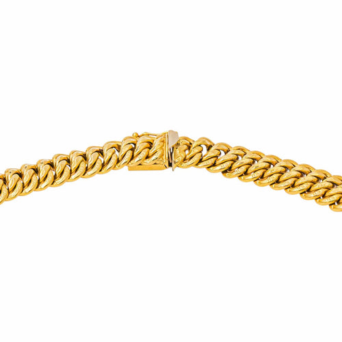 Collier maille américaine en or jaune 58 Facettes 5444908CN