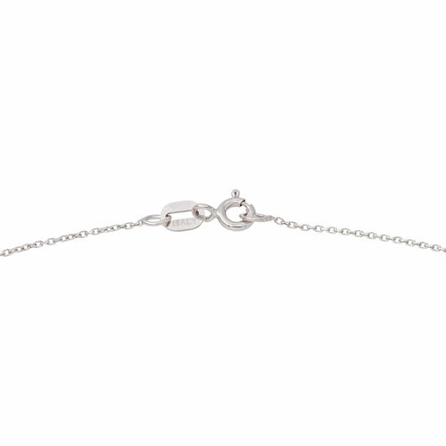 Collier maille forçat en or blanc et diamants 58 Facettes 5583862RV