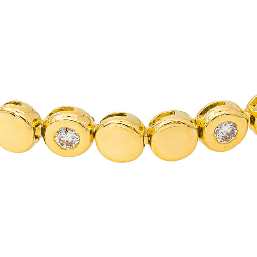 Bracelet en or jaune et diamants 58 Facettes 5718939CN