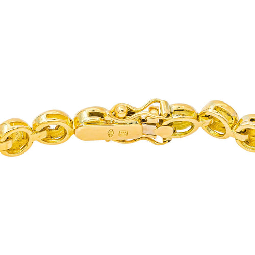 Bracelet en or jaune et diamants 58 Facettes 5718939CN