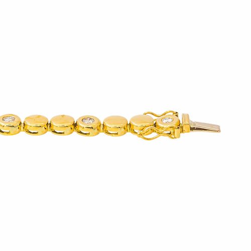 Bracelet en or jaune et diamants 58 Facettes 5718939CN
