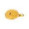 Augis - Pendentif médaille en or jaune, rubis et diamant 58 Facettes 5741765CN