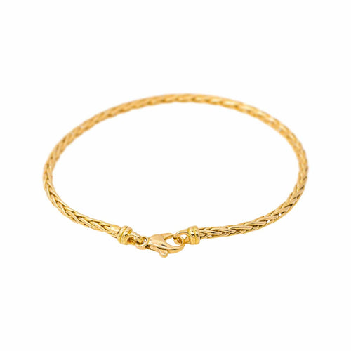 Bracelet maille Palmier en or jaune 58 Facettes 5741984CN