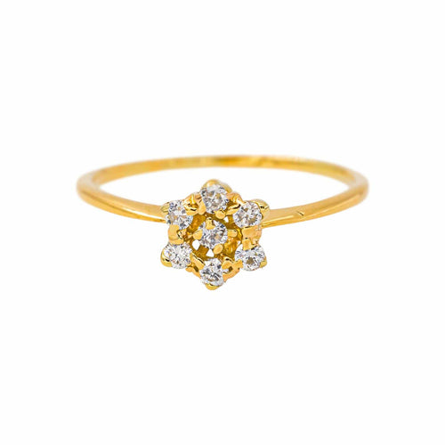50.5 Bague marguerite en or jaune et diamants 58 Facettes 5745713CN