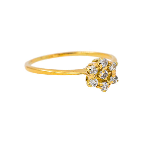 50.5 Bague marguerite en or jaune et diamants 58 Facettes 5745713CN