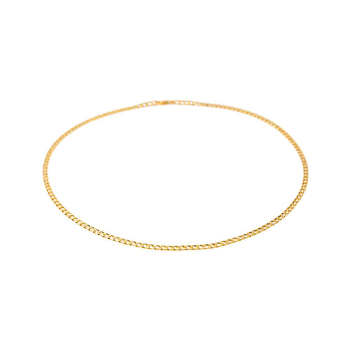 Collier maille gourmette en or jaune 58 Facettes 5751472CN