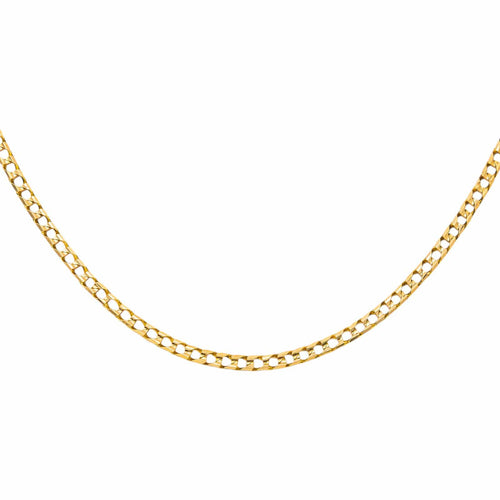 Collier maille gourmette en or jaune 58 Facettes 5751472CN