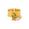 54 Bague breloques en or jaune et or blanc 58 Facettes 5762231CN