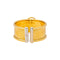 54 Bague breloques en or jaune et or blanc 58 Facettes 5762231CN