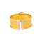54 Bague breloques en or jaune et or blanc 58 Facettes 5762231CN