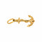 Pendentif ancre en or jaune 58 Facettes 5786557CN