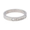 52 Cartier C de Cartier - Bague alliance en platine et diamants 58 Facettes 5898094CN