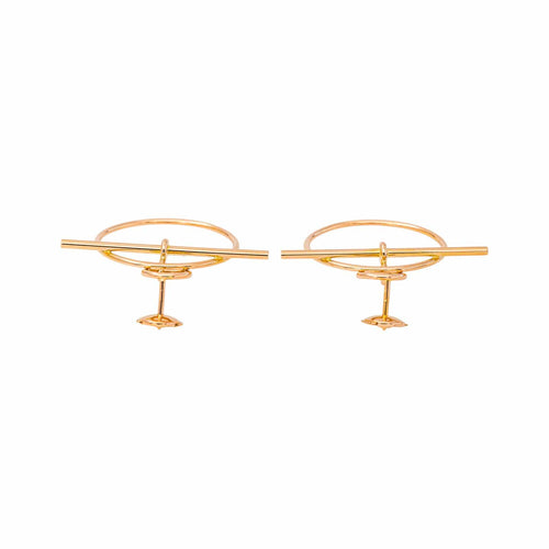 Hermès Loop - Boucles d'oreilles en or rose 58 Facettes 5903514RV
