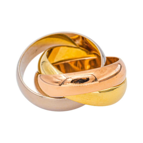 50 Cartier Trinity - Bague en or jaune, blanc et rose 58 Facettes 5923921RV