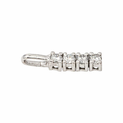 Pendentif en or blanc et diamants 58 Facettes 5954141RV