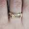 65 Bague en or 18k et saphir orange 58 Facettes S405