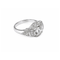50 Bague Art déco en platine et diamants 1,10 carat 58 Facettes BD223