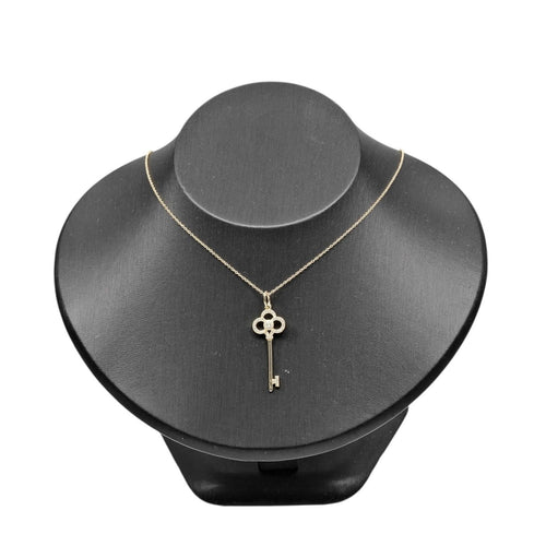 Tiffany & Co. Crown Key - Pendentif en or jaune 18K et diamants 58 Facettes lqpz3ue6oq