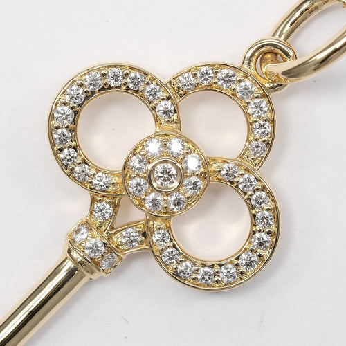 Tiffany & Co. Crown Key - Pendentif en or jaune 18K et diamants 58 Facettes lqpz3ue6oq