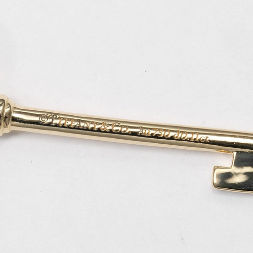 Tiffany & Co. Crown Key - Pendentif en or jaune 18K et diamants 58 Facettes lqpz3ue6oq