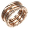 55 Bvlgari B.Zero1 - Bague trois rangs en or rose 18K 58 Facettes releonypxq