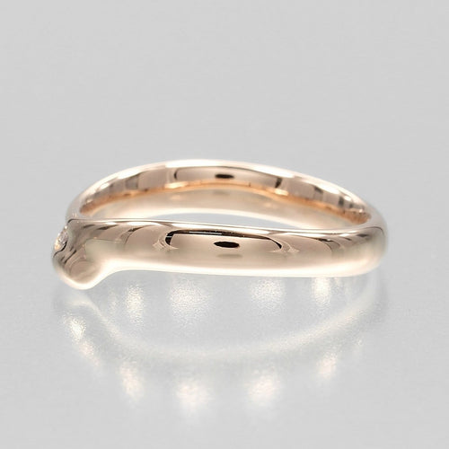 47 Tiffany & Co. Elsa Peretti - Bague en or rose et diamants 58 Facettes a3xy7ayo0z