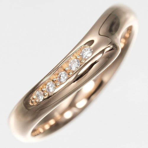 47 Tiffany & Co. Elsa Peretti - Bague en or rose et diamants 58 Facettes a3xy7ayo0z