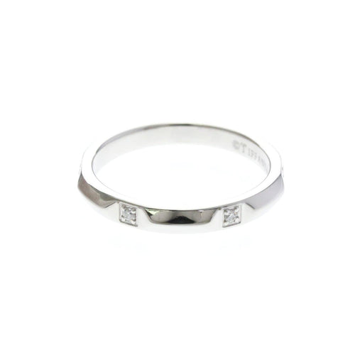 53 Tiffany & Co. True Band - Bague en platine et diamants 58 Facettes ypu8ajkjof