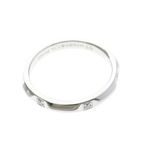 53 Tiffany & Co. True Band - Bague en platine et diamants 58 Facettes ypu8ajkjof