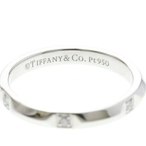 53 Tiffany & Co. True Band - Bague en platine et diamants 58 Facettes ypu8ajkjof