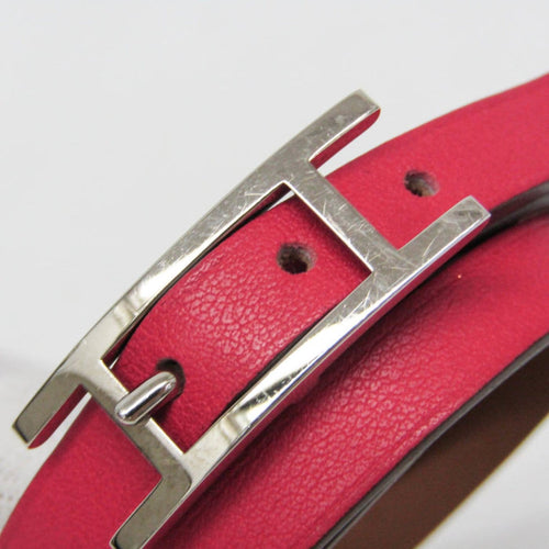 Hermès Hapi 3 - Bracelet en cuir rose et métal 58 Facettes cxfyppdjil