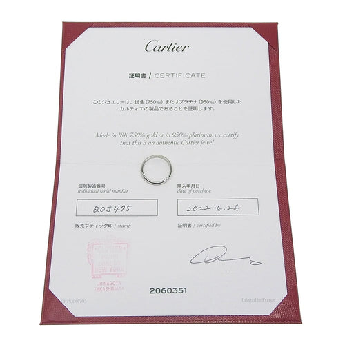 45 Cartier 1895 - Alliance en platine avec diamant 58 Facettes k8ia7nrsgq