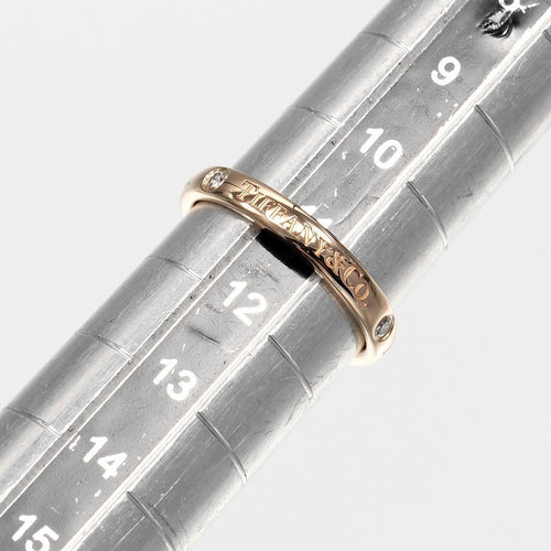 51 Tiffany & Co. Flat - Bague en or rose et diamants 58 Facettes fi1py480nb