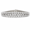 Bracelet en or blanc et diamants 10 carats, 1970 58 Facettes 1.0001617/1