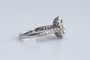 51 Bague chou en or blanc 18K et diamants 2,16 ct 58 Facettes BGCHOUCC1531-107