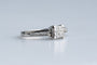 51 Bague diamants princesse et brillants en or blanc 18K 58 Facettes BGMAUBDOC768-107